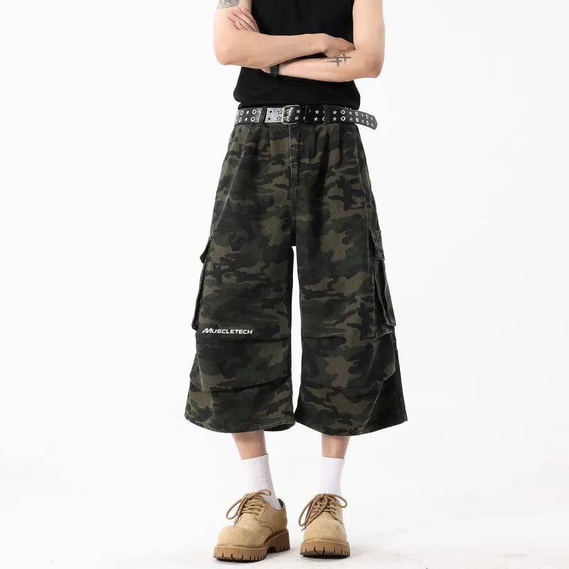 MUSCLETECH Cargo Shorts Unisex Camouflage-2