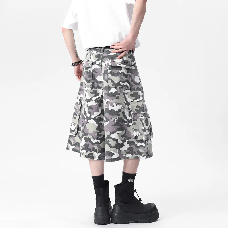 MUSCLETECH Cargo Shorts Unisex Camouflage-4