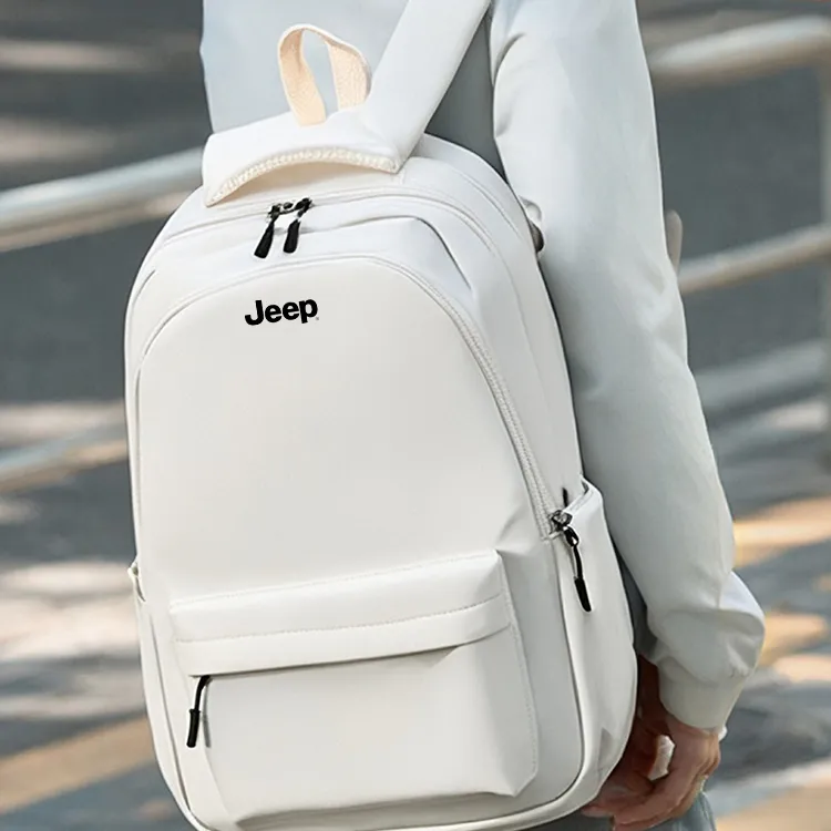 Jeep Nylon Backpack Unisex Black-5
