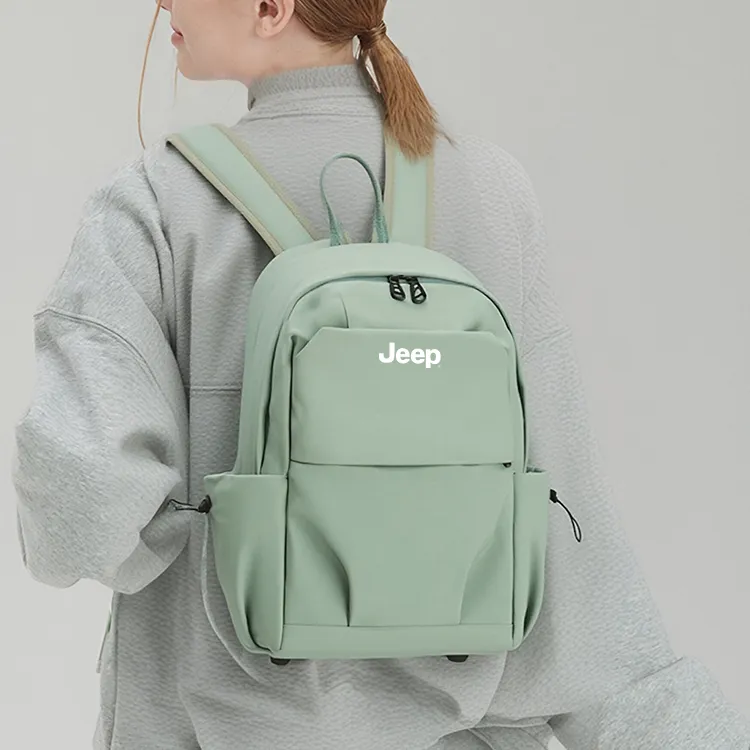 Jeep Nylon Backpack Unisex Multicolor-12