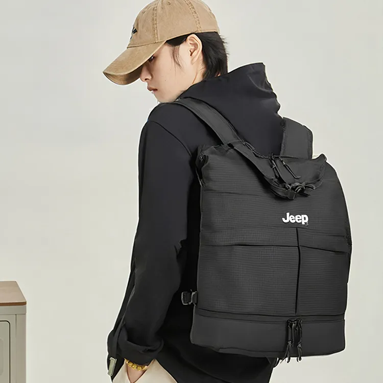 Jeep Nylon Backpack Unisex Multicolor-2