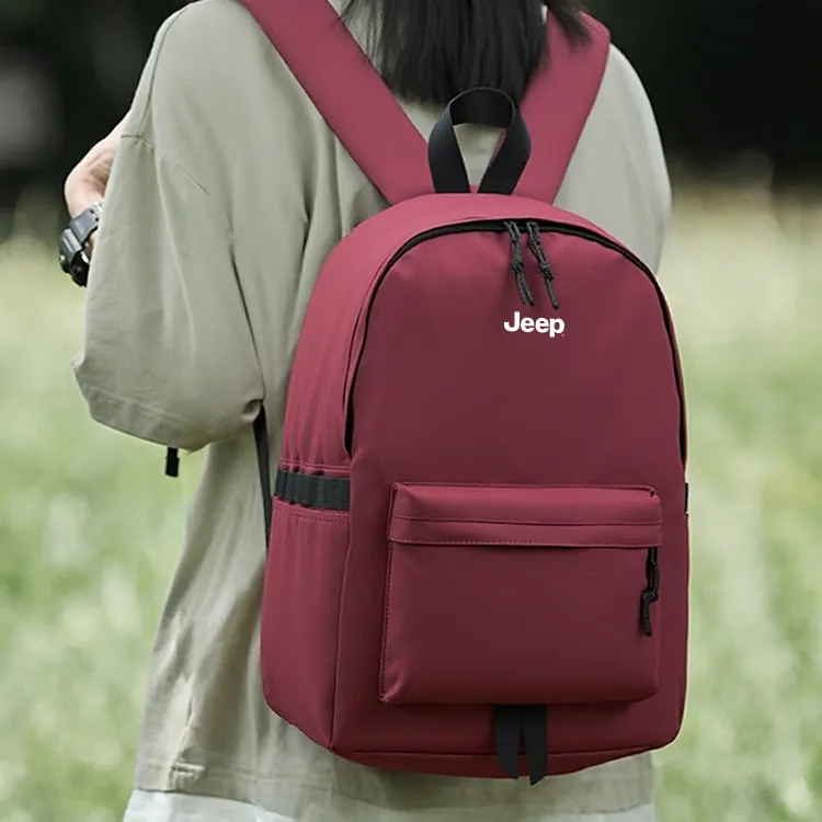 Jeep Nylon Backpack Laptop Bag Unisex Multicolor-4