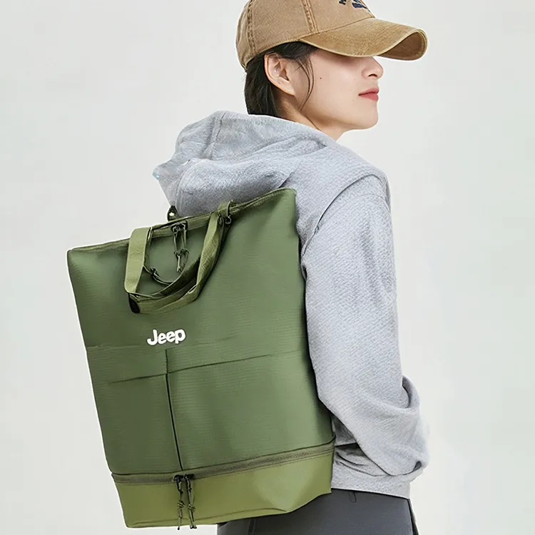 Jeep Nylon Backpack Unisex Multicolor-8