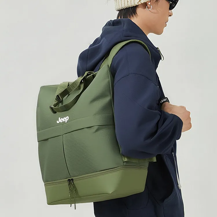 Jeep Nylon Backpack Unisex Multicolor-7