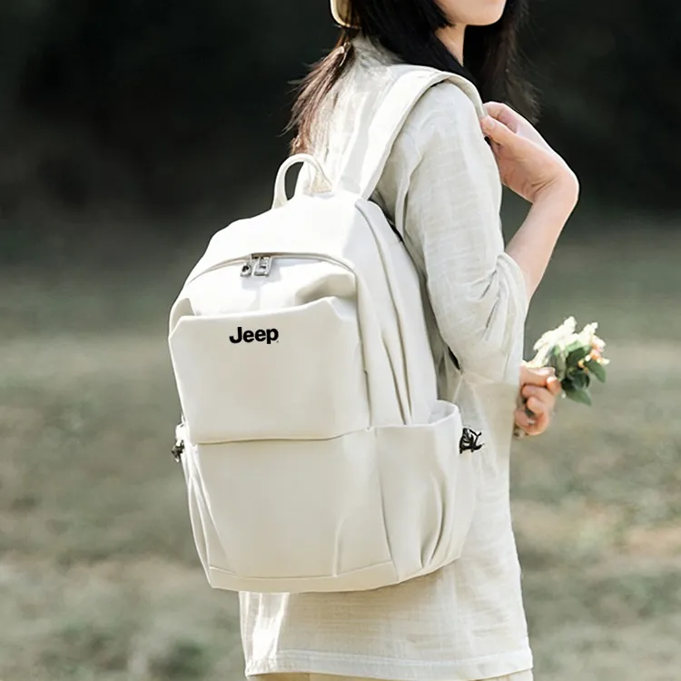 Jeep Nylon Backpack Unisex Multicolor-5