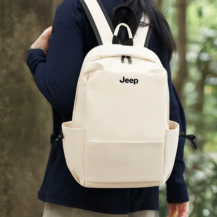 Jeep Polyester With Nylon Backpack Unisex Multicolor-6