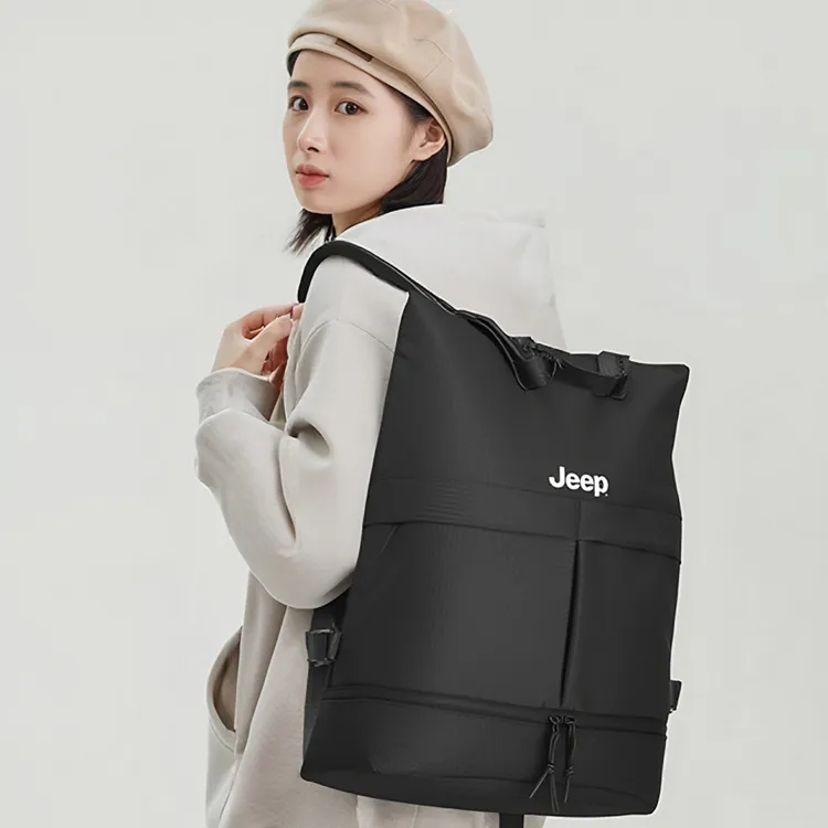 Jeep Nylon Backpack Unisex Multicolor-3