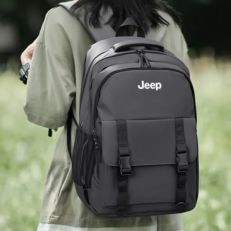Jeep Polyester With Nylon Backpack Unisex Multicolor-3