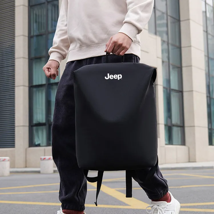 Jeep Nylon Backpack Unisex Multicolor-4
