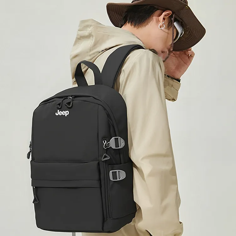 Jeep Nylon Backpack Laptop Bag Unisex Multicolor-2