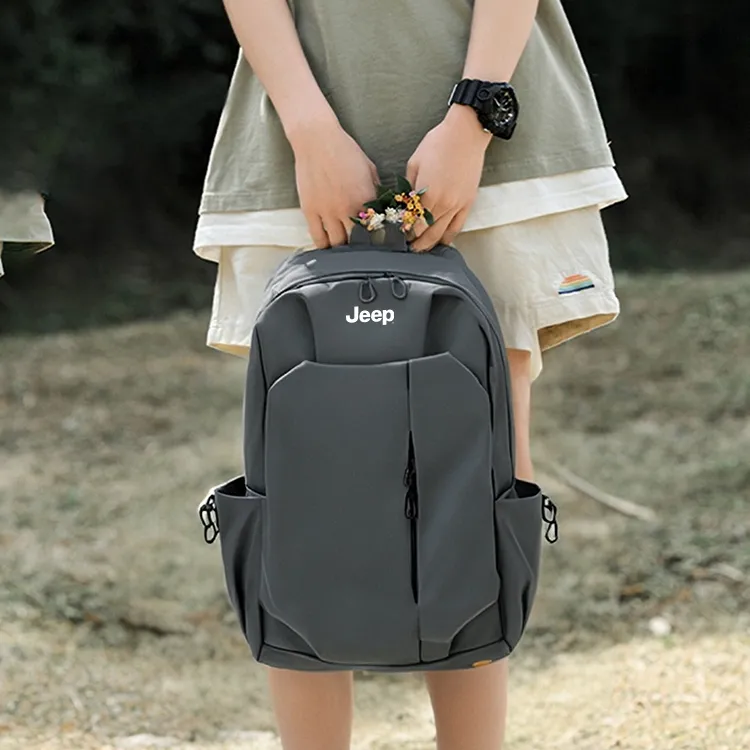 Jeep Polyester With Nylon Backpack Unisex Multicolor-8
