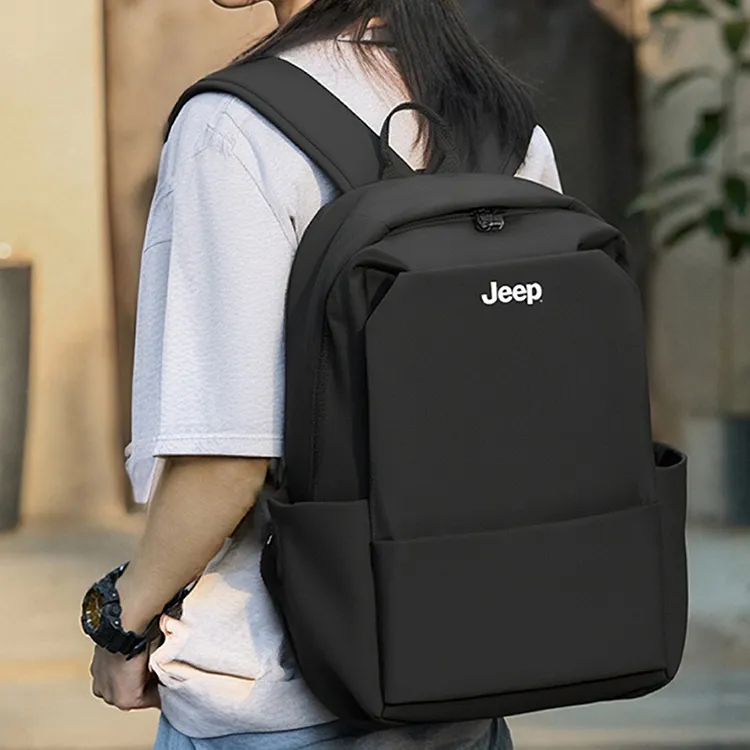 Jeep Polyester With Nylon Backpack Unisex Multicolor-1