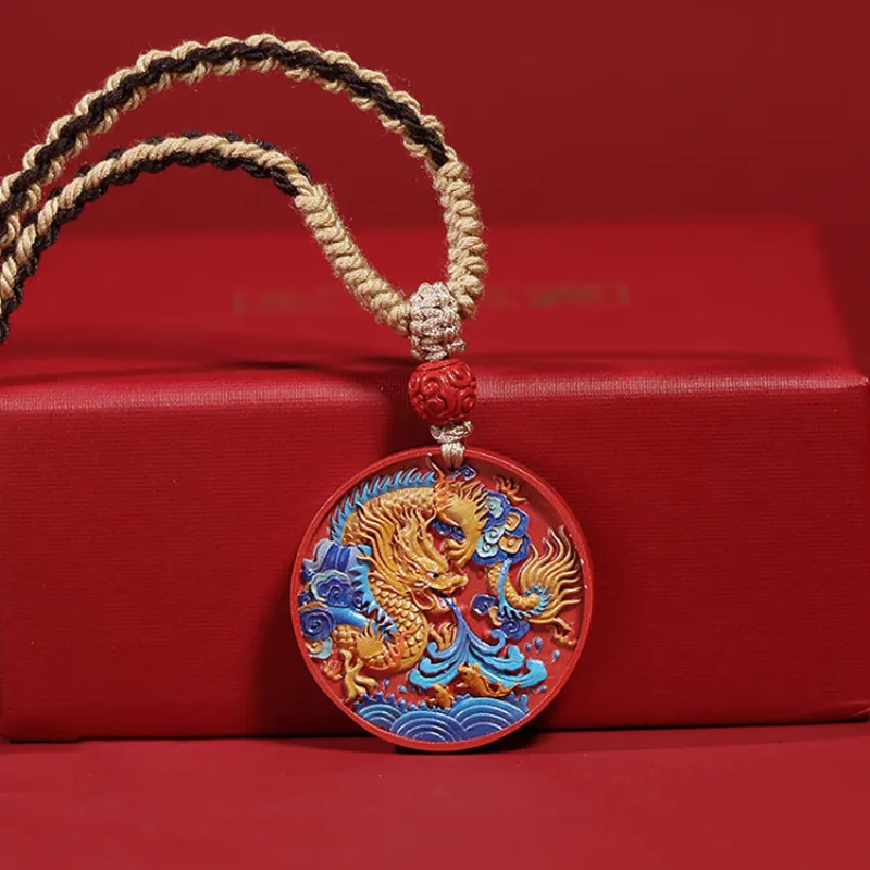 BYTHERE Reconstructed Cinnabar Necklaces Unisex-3