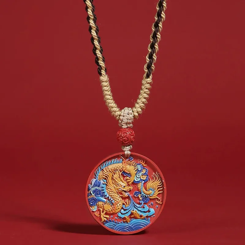 BYTHERE Reconstructed Cinnabar Necklaces Unisex-1