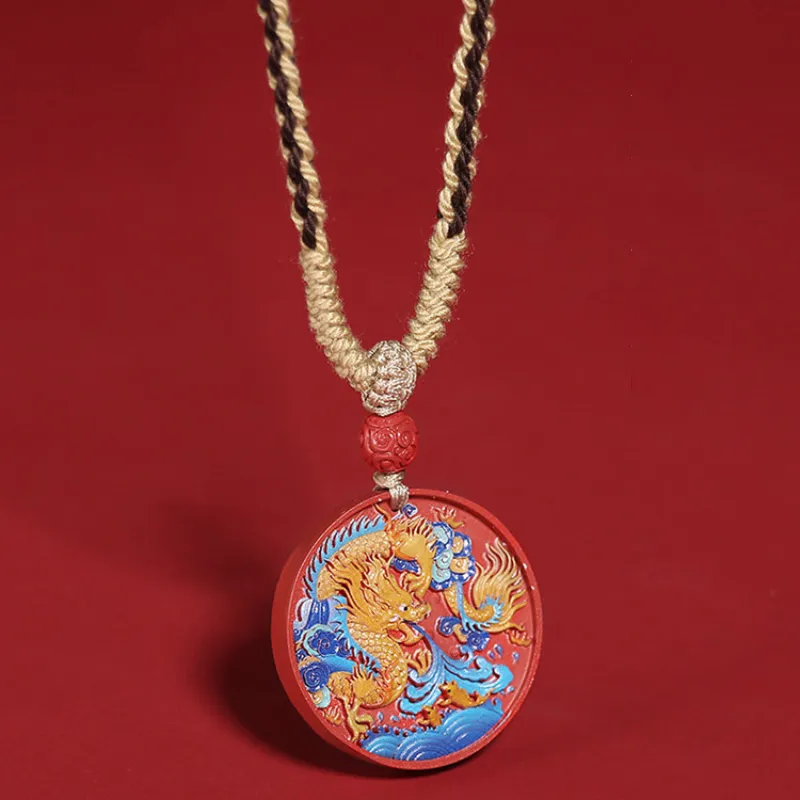 BYTHERE Reconstructed Cinnabar Necklaces Unisex-2
