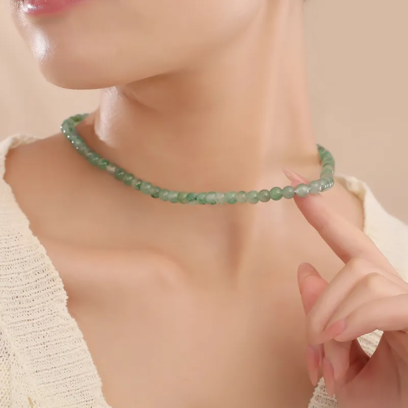 BYTHERE African Emerald Necklaces Women's-5