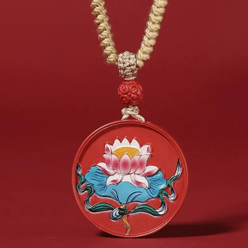 BYTHERE Reconstructed Cinnabar Necklaces Unisex-2