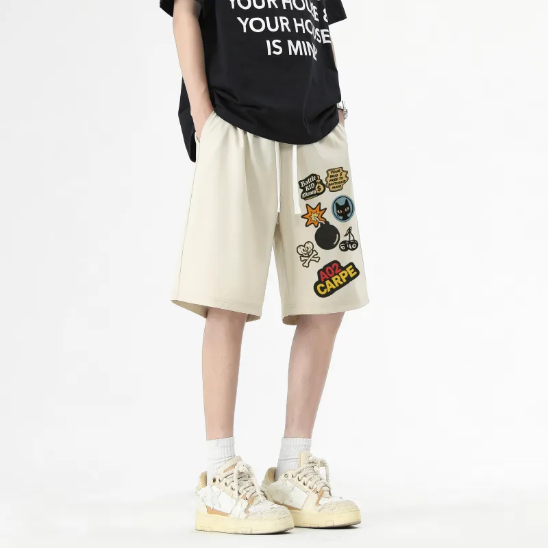A02 Casual Shorts Unisex-4