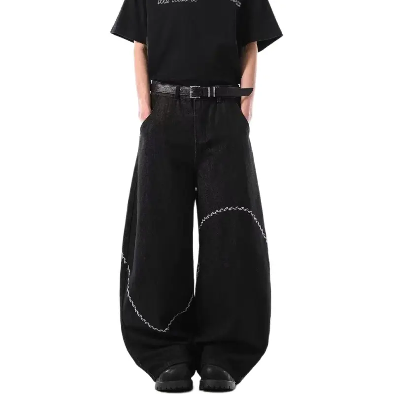 A02 Jeans Unisex Black-1