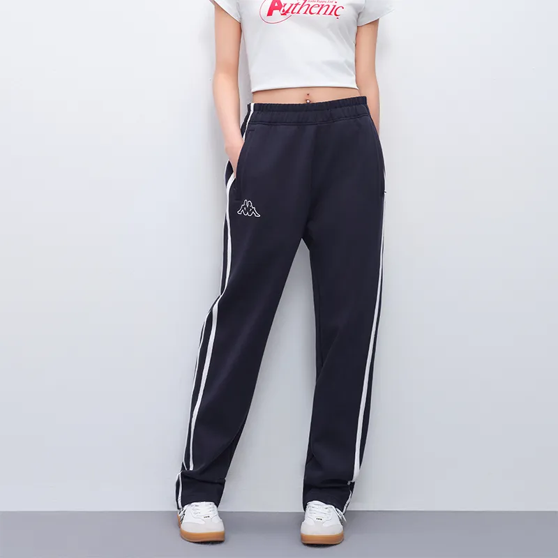 Kappa Straight Fit Fashion Sports Trendy Sweatpants Casual Pants Men's Classic Navy Blue-2