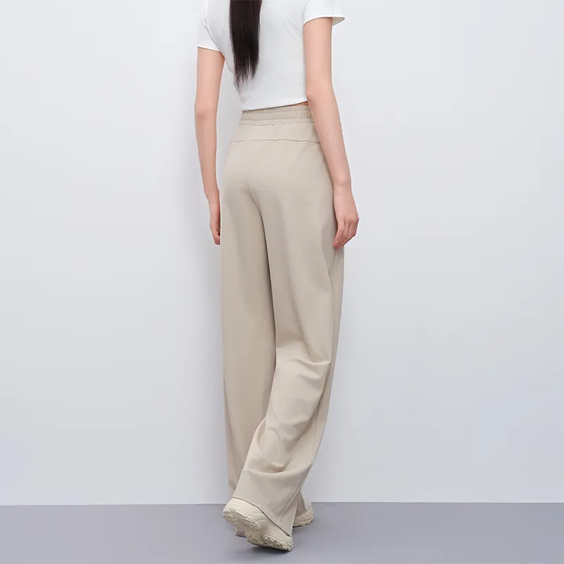 Kappa Knitted Sweatpants Women's Light Khaki-4