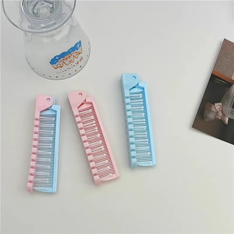 ZHENZI Anti Static Foldable Forehead Comb Hairdressing Tools Massage Shaping-2
