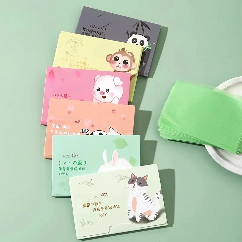 ZHENZI Oil Control Oil Absorbent Paper Face Minimizing Pores-4