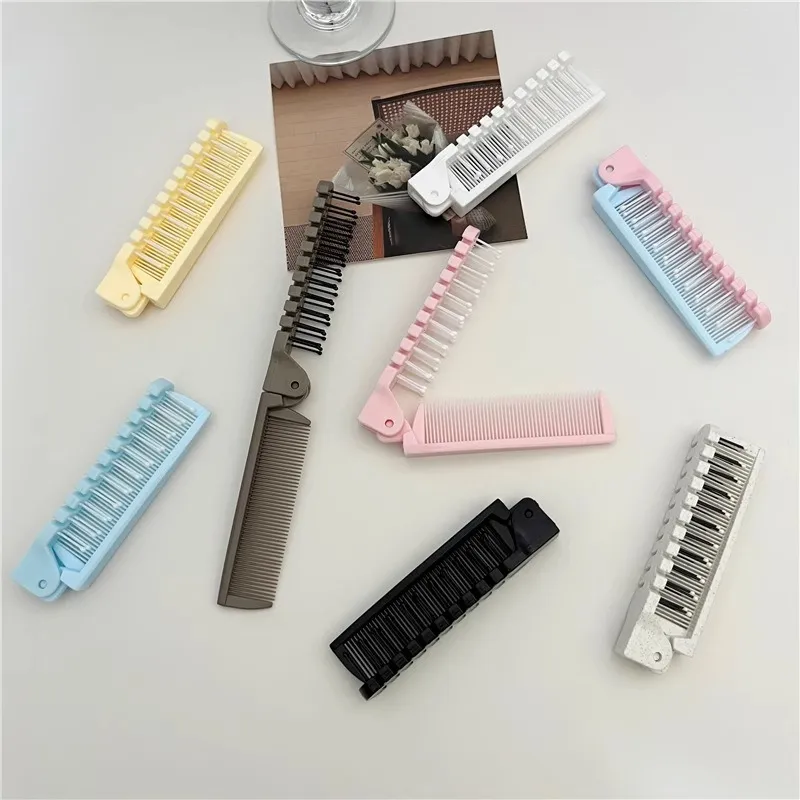 ZHENZI Anti Static Foldable Forehead Comb Hairdressing Tools Massage Shaping-1