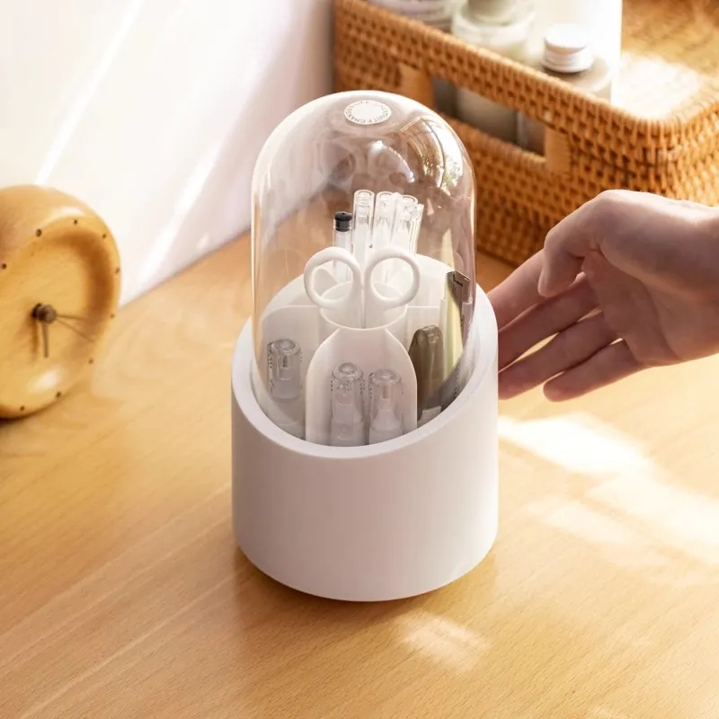 ZHENZI Rotating Dust Resistant Cosmetics Storage Tube-1