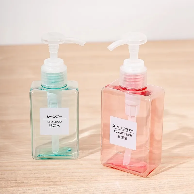 ZHENZI Travel Bottle Set Push Button Shower Gel Shampoo Hand Sanitizer Empty Bottle Portable Makeup Tool-21