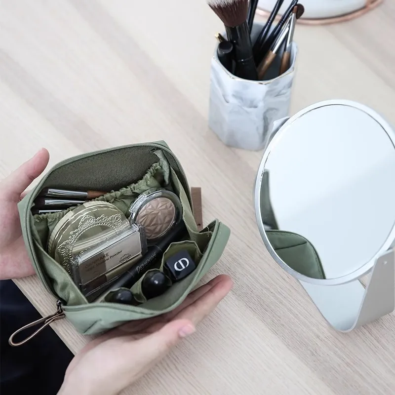 ZHENZI Travel Lipstick Refillable Portable Makeup Bags Mini Storage Bag-6
