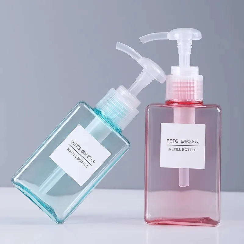 ZHENZI Travel Bottle Set Push Button Shower Gel Shampoo Hand Sanitizer Empty Bottle Portable Makeup Tool-19