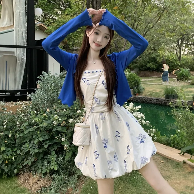 7 SEVFUN Two Piece Skirt Sets Women's-4