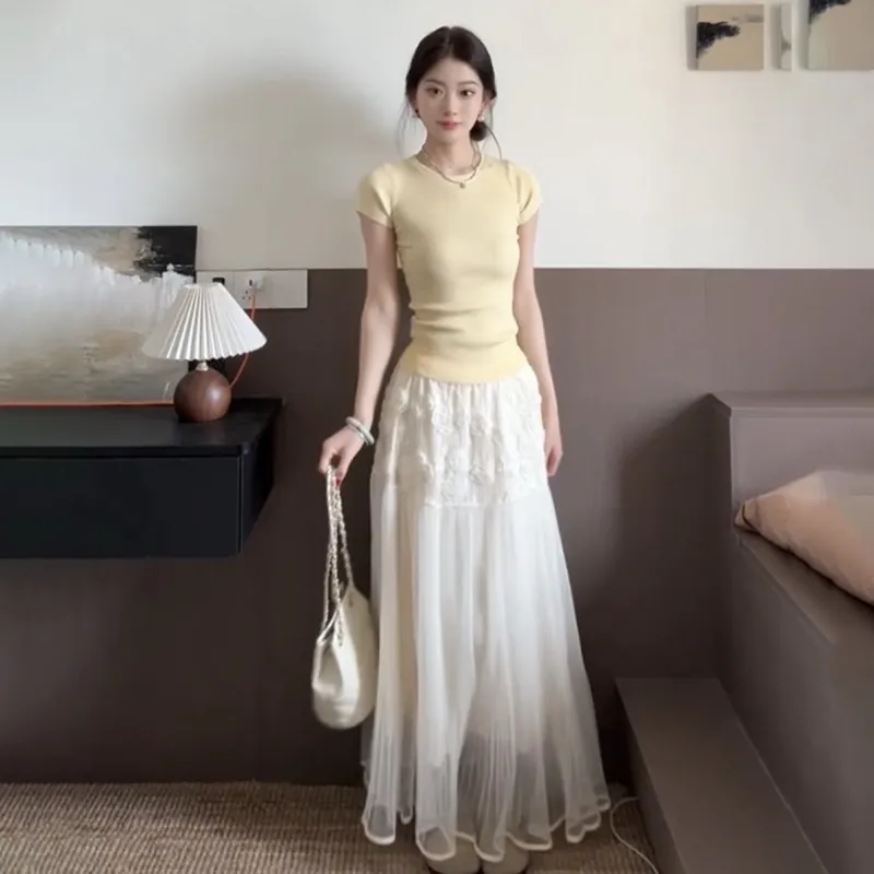 7 SEVFUN Two Piece Skirt Sets Women's-4
