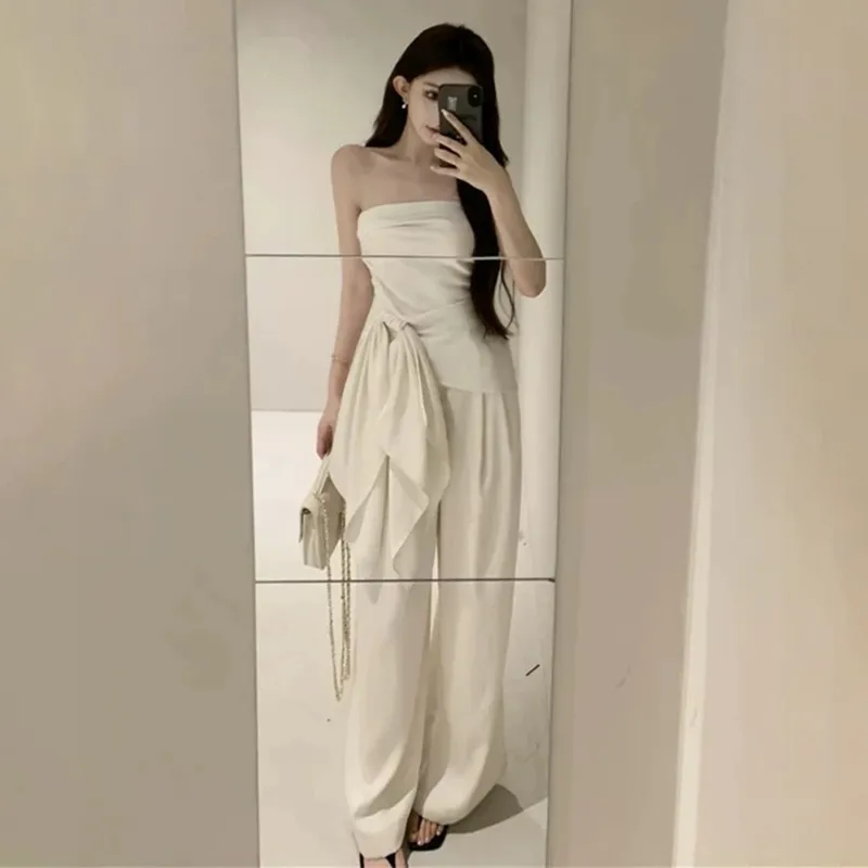 7 SEVFUN Casual Suit Women's White-5