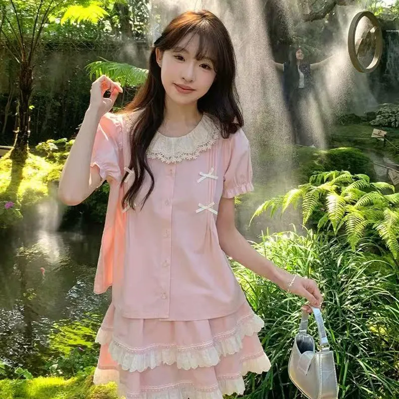 7 SEVFUN Two Piece Skirt Sets Women's-10