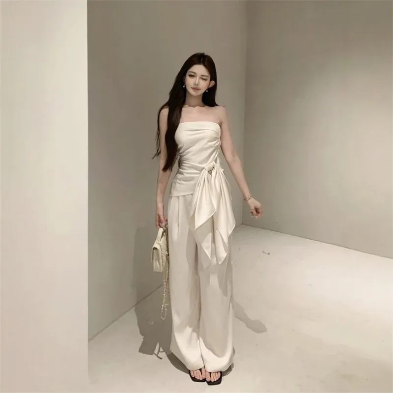 7 SEVFUN Casual Suit Women's White-6
