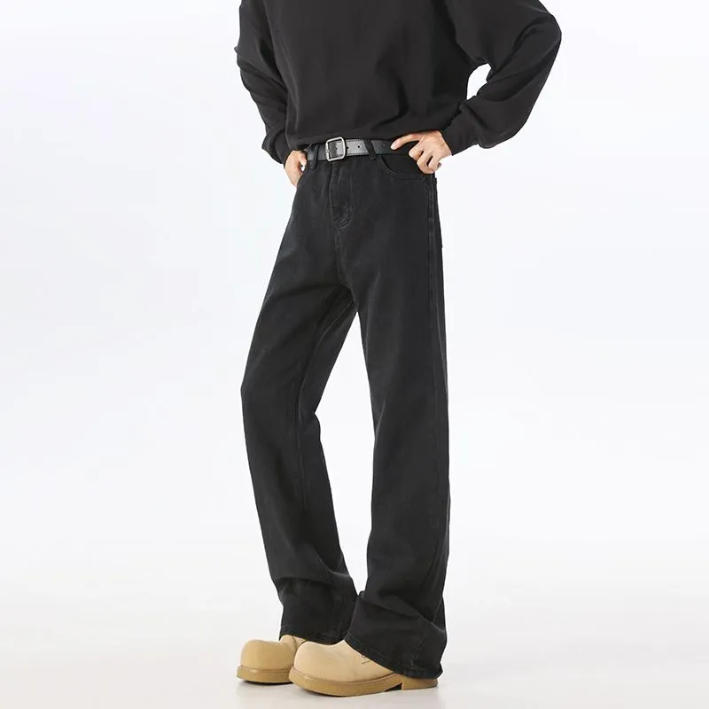FAWENXIANGZI Jeans Men Black-2