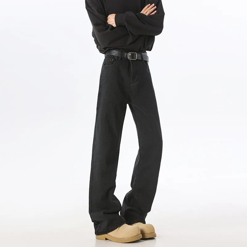 FAWENXIANGZI Jeans Men Black-3