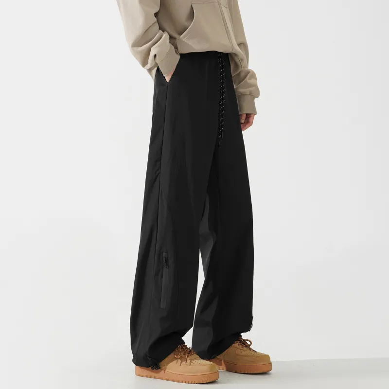 FAWENXIANGZI Windbreaker Pants Men's-4