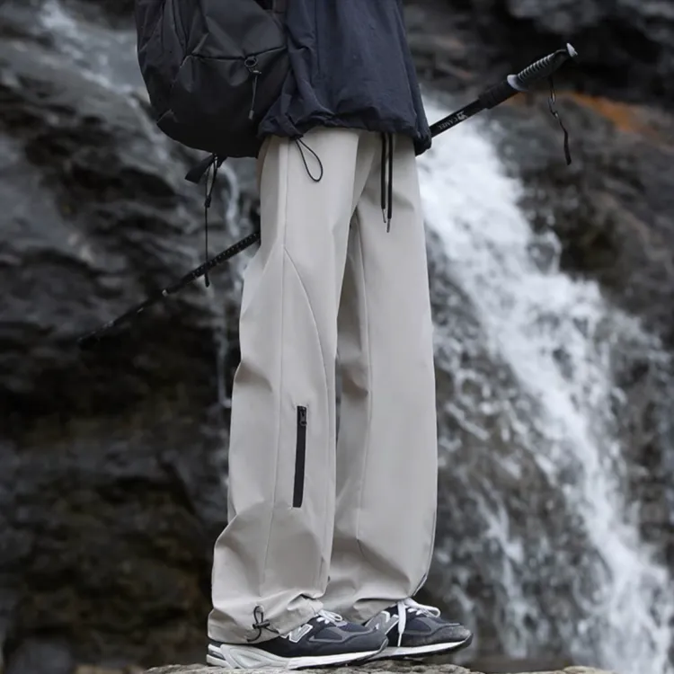 FAWENXIANGZI Windbreaker Pants Men's-7