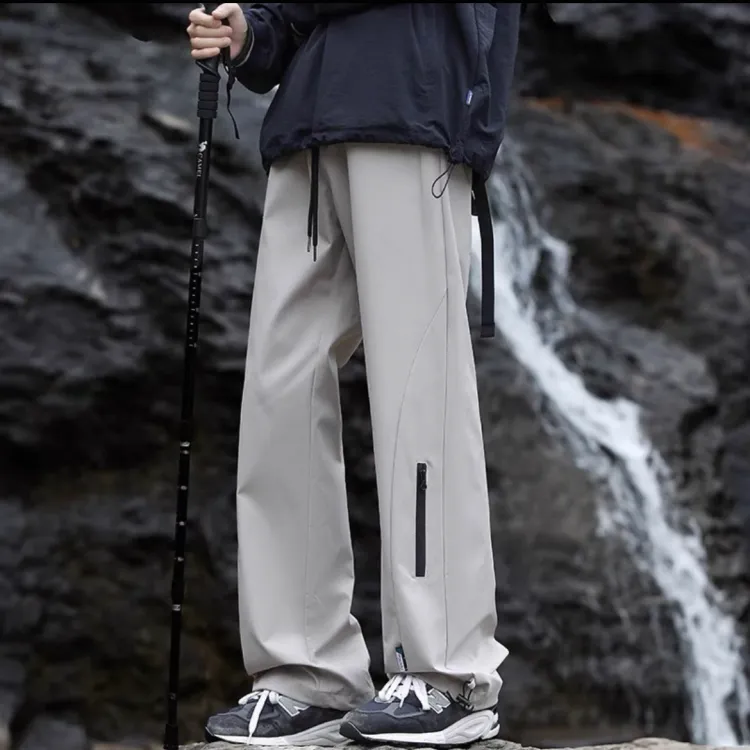 FAWENXIANGZI Windbreaker Pants Men's-9