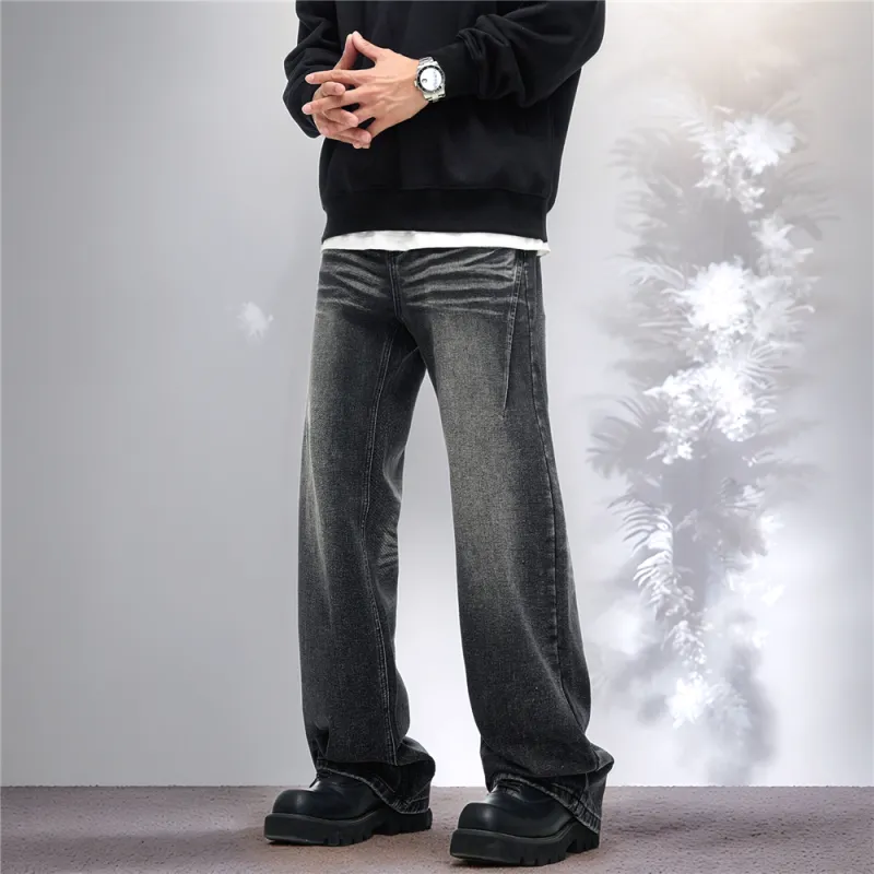 FAWENXIANGZI Jeans Men Black-1