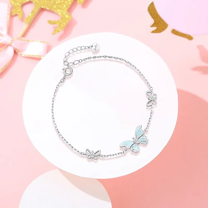 Barbie S925 Silver Bracelets Unisex-3