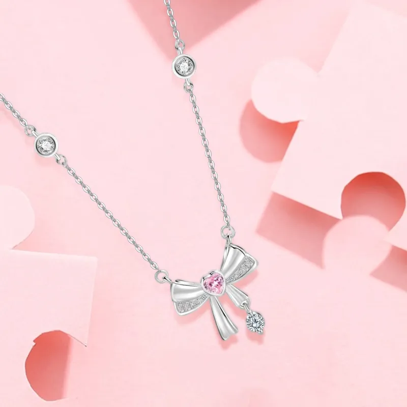 Barbie S925 Silver Necklaces Women's-3