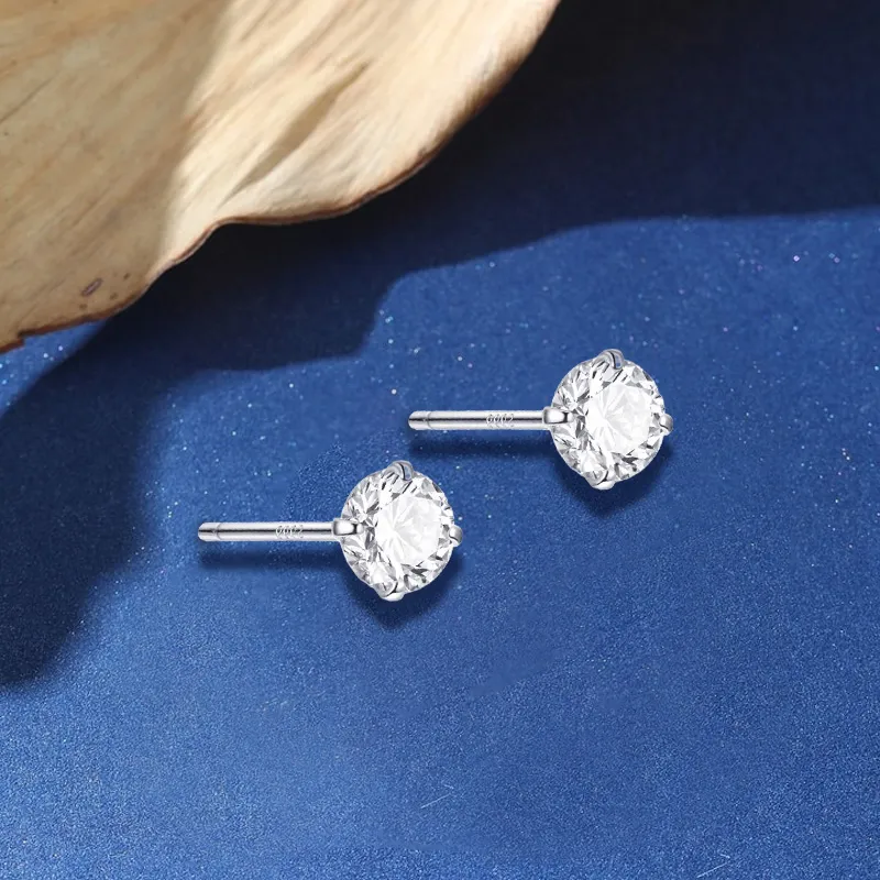 Barbie Sterling Silver 999 Stud Earrings Women's-3