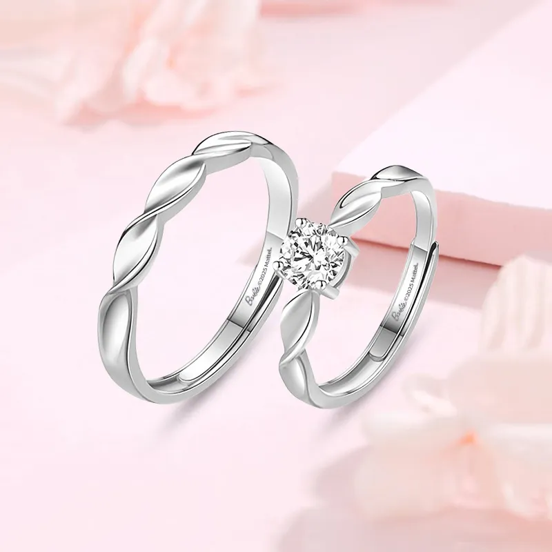 Barbie 999 Fine Silver Rings Unisex-3