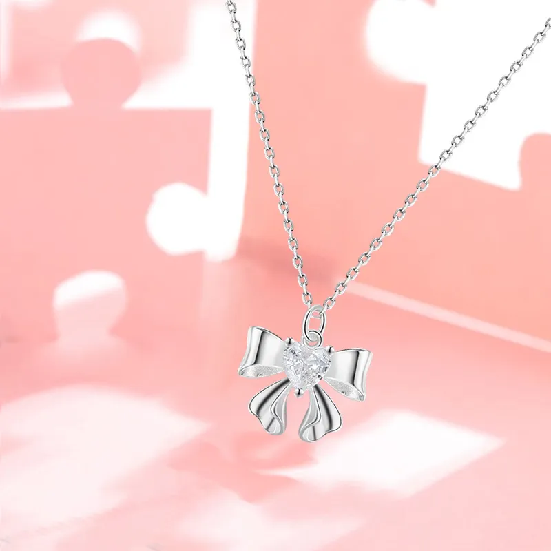 Barbie S925 Silver Necklaces Women's-2