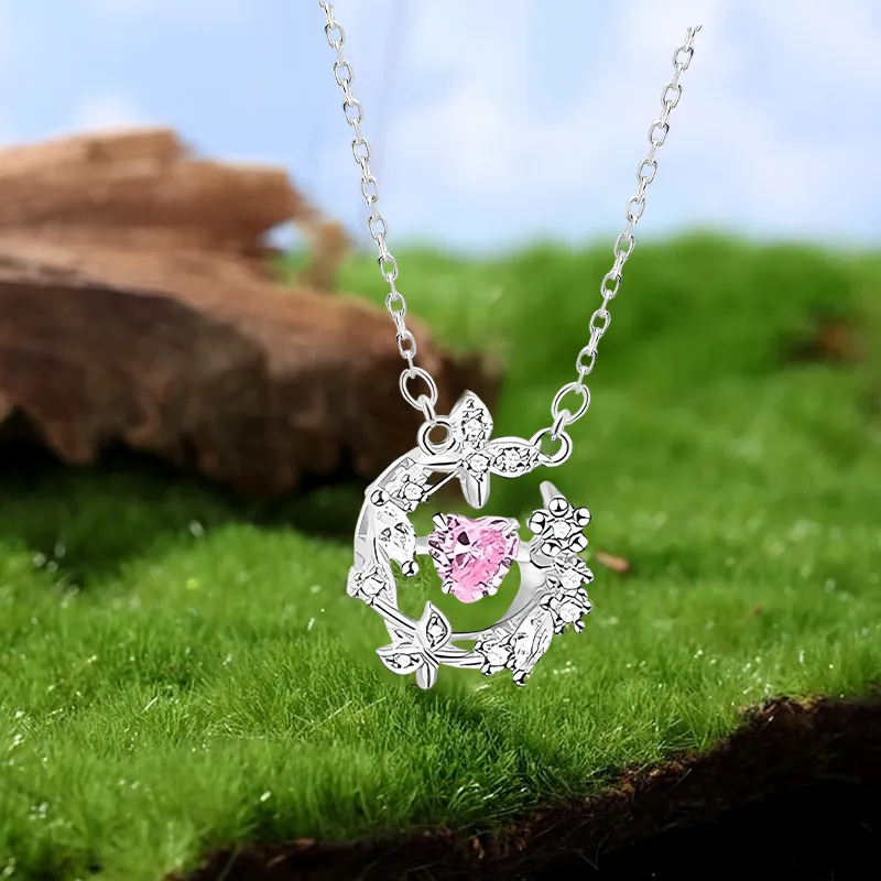 Barbie S925 Silver Necklaces Women's-4