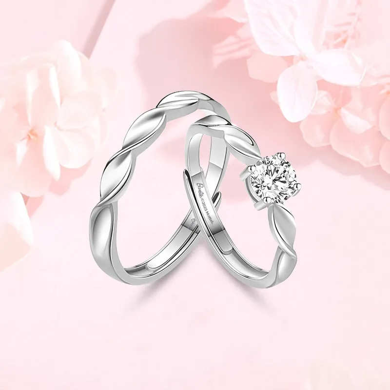 Barbie 999 Fine Silver Rings Unisex-2